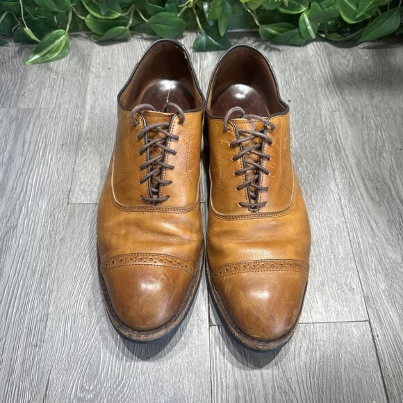 Allen Edmonds Mens Fifth Avenue Oxford Size 11 D Walnut Cap Toe Dainite Shoe main image 6